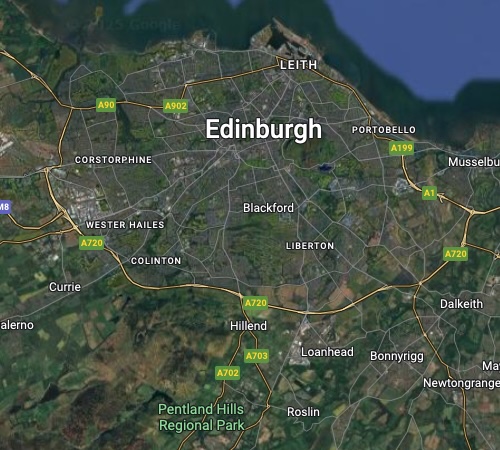 All Churches in Edinburgh