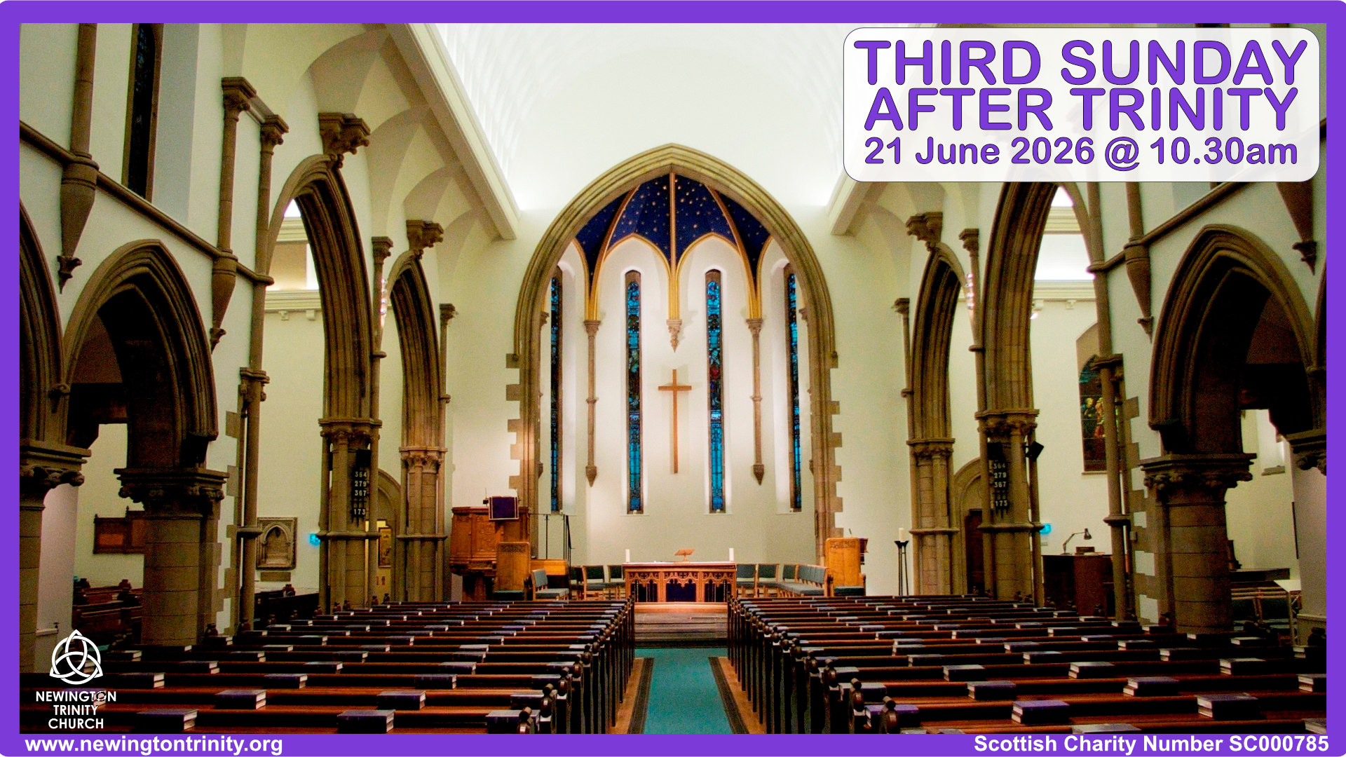 Service 21 June 2026 @ 10.30am